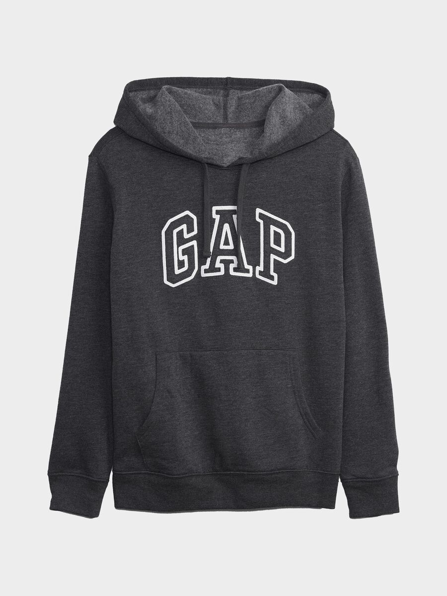 Sweatshirt with hood and logo embroidery_2