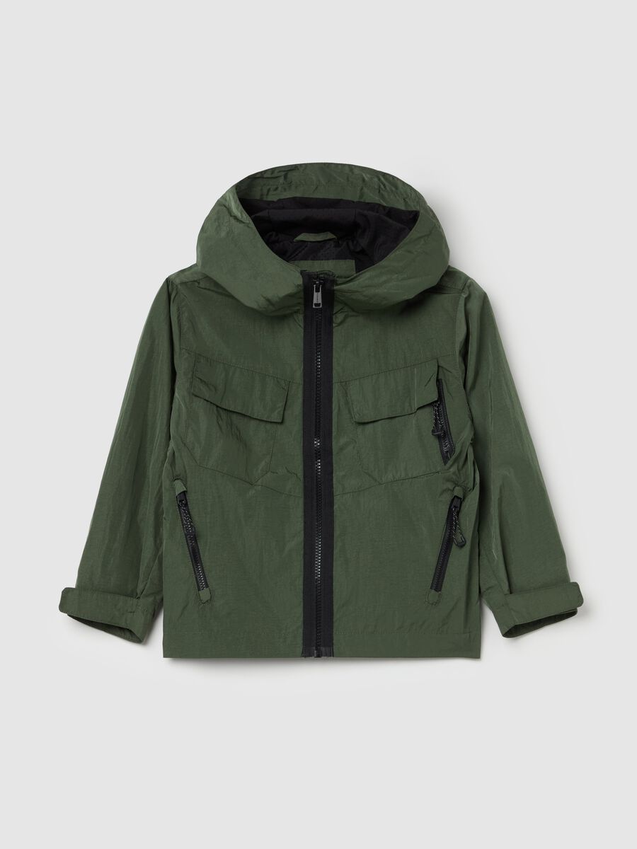 Waterproof jacket with hood_3