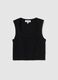 Women's Black Stretch Blend Top_4