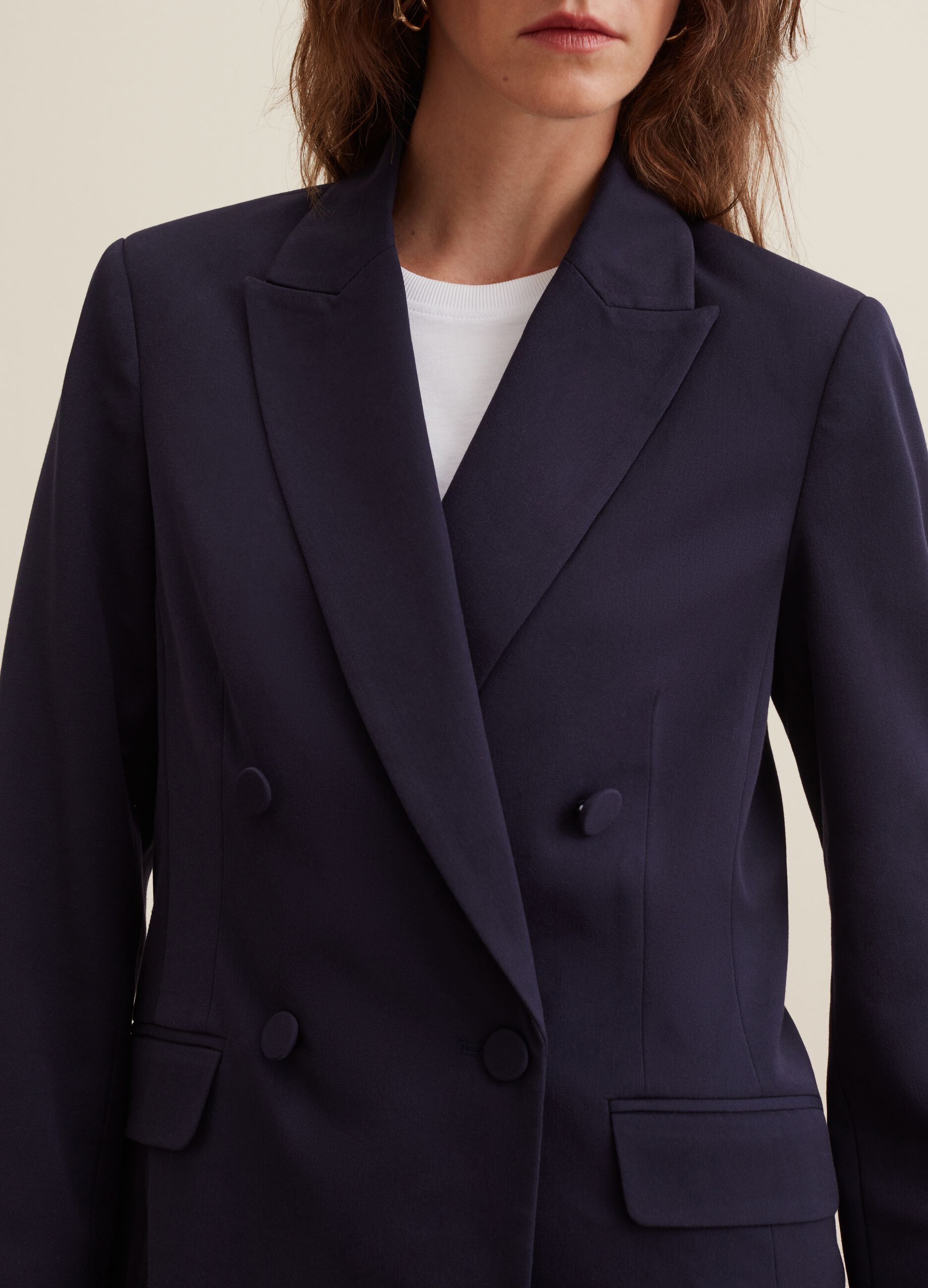 Blazer doppiopetto tinta unita_3