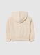 Girls' beige pure cotton sweatshirt regular fit_1