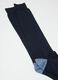 Two-pack of long blue socks in stretch cotton_2