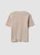 Beige relaxed-fit pure cotton short-sleeve T-shirt_5