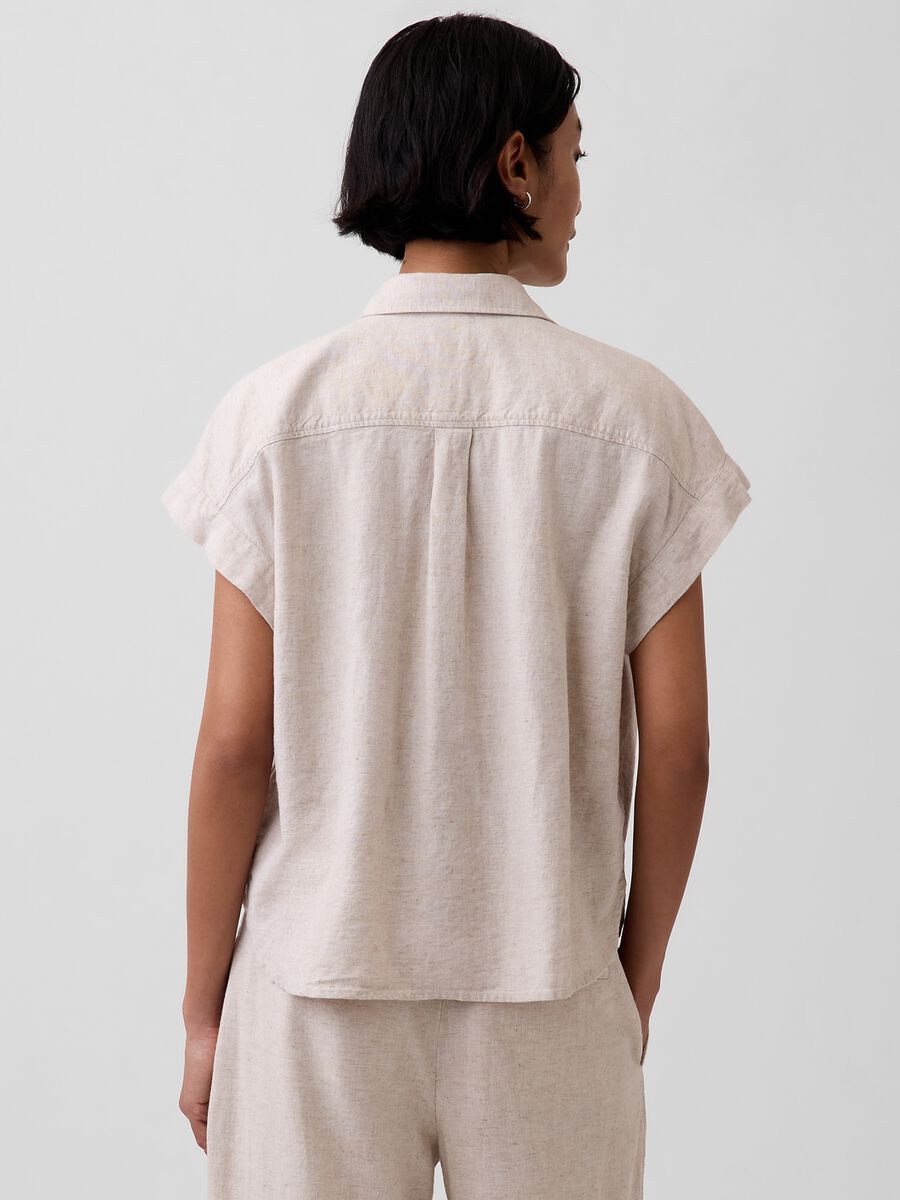Linen-blend shirt_1