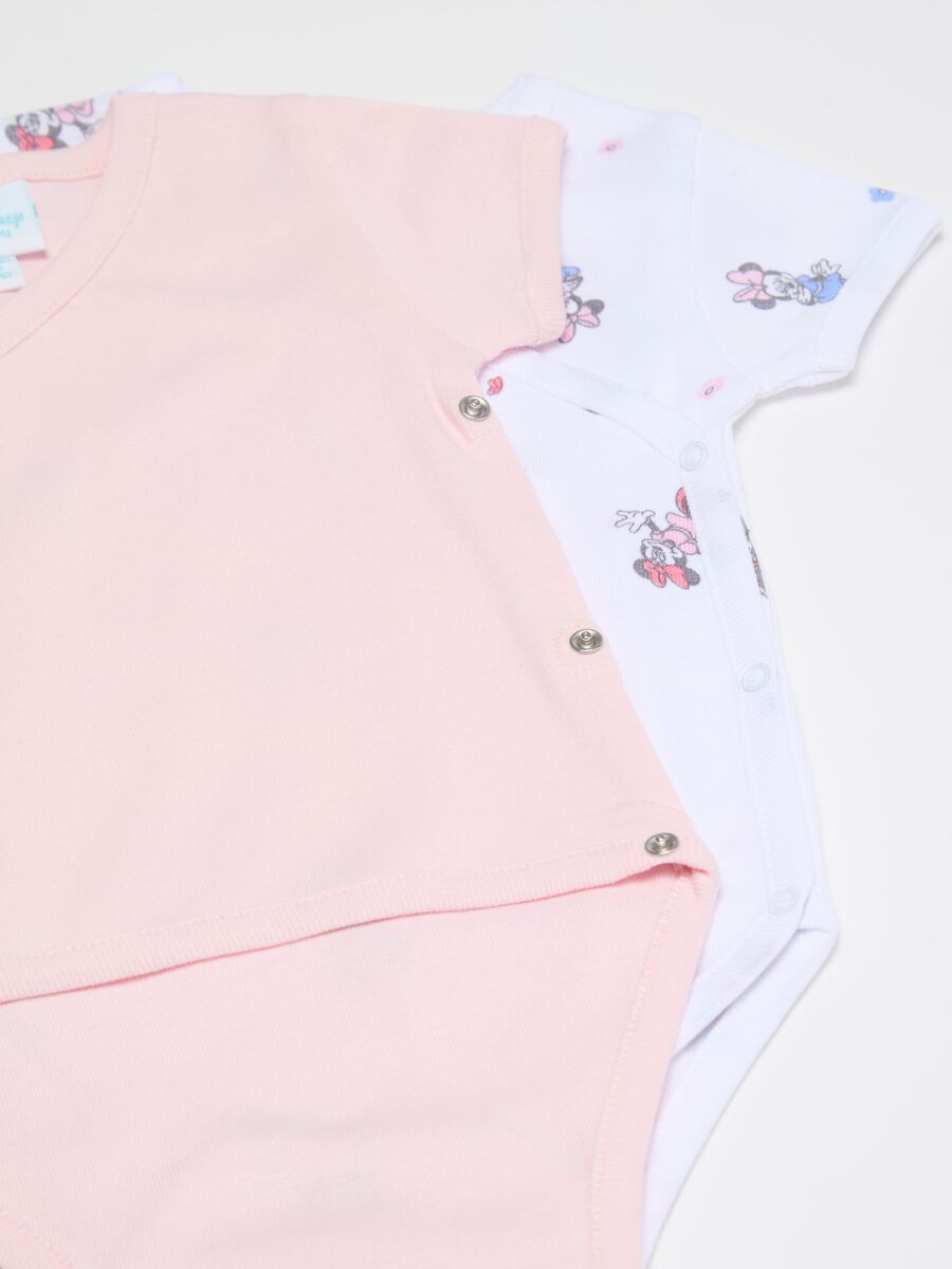 Two-pack bodysuits in cotton with Minnie Mouse print_2
