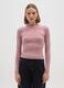 Pink Viscose Blend Pullover_1