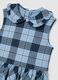 Girl's multicolour check sleeveless dress regular fit_2