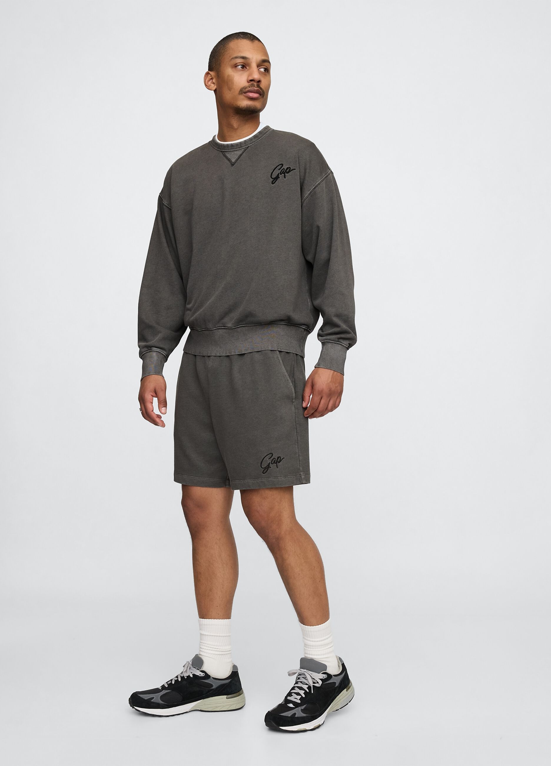 Grey Gap Cotton Blend Shorts