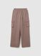 Teddy Cargo Sweatpants Mocha_5