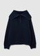 Blue sweatshirt with zipped collar_4