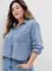 Crop shirt in denim_3