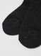 Black socks with metallic fibre_1