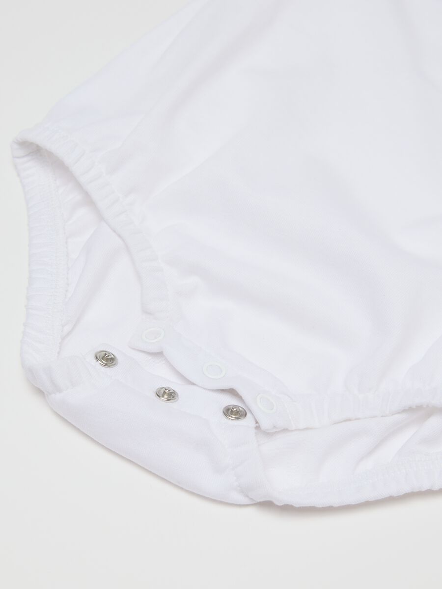 Organic cotton bodysuit with I Love Mum & Dad embroidery_2