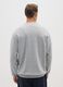 Grey regular fit pure cotton sweatshirt_2