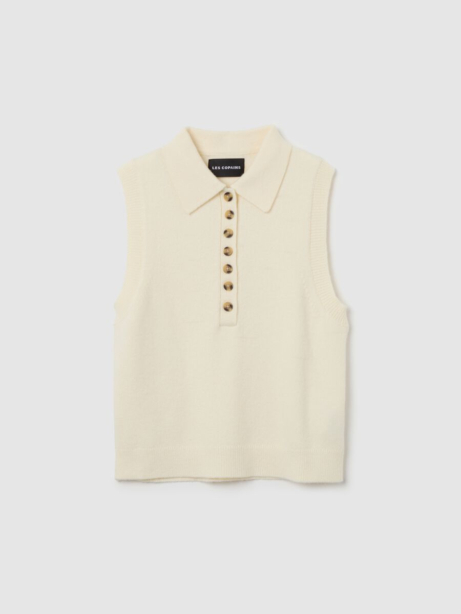 Beige Regular Fit Waistcoat_0
