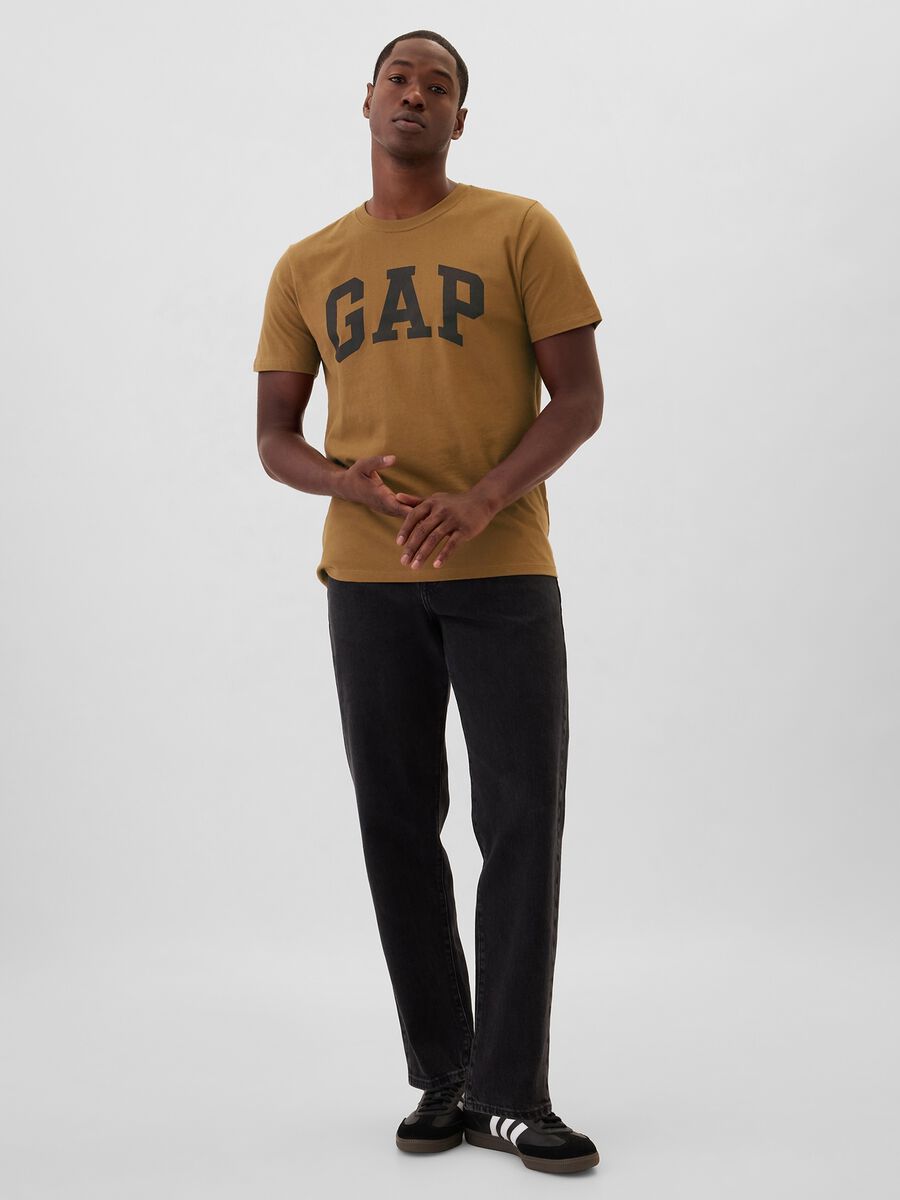 Cotton T-shirt with logo print_1