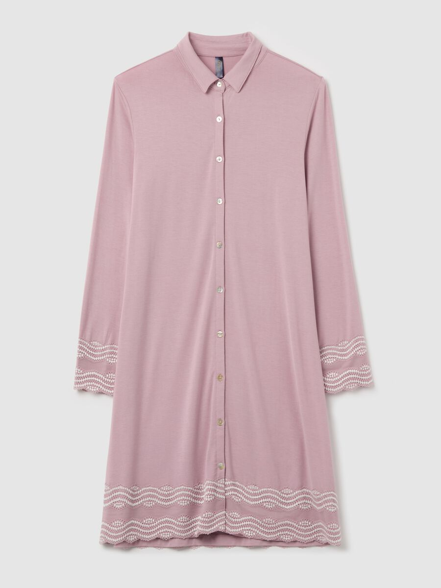Modal nightshirt with contrasting details_4
