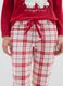 Multicolour plaid Christmas pyjamas regular fit with print_3