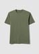 Green regular-fit T-shirt in pure organic cotton jersey_4