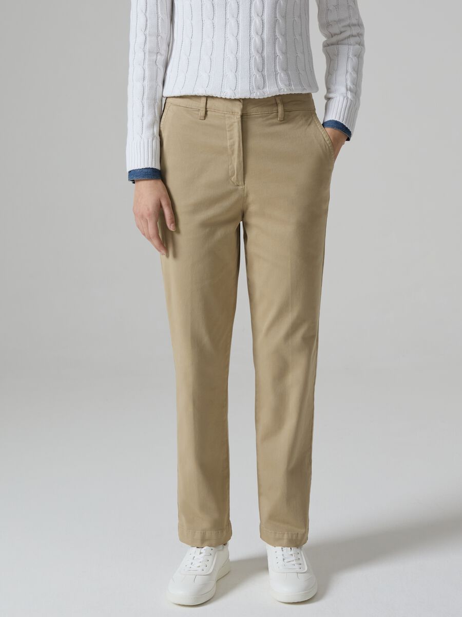 Stretch cotton chinos_1