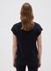 Women's Black Pure Cotton T-shirt_2