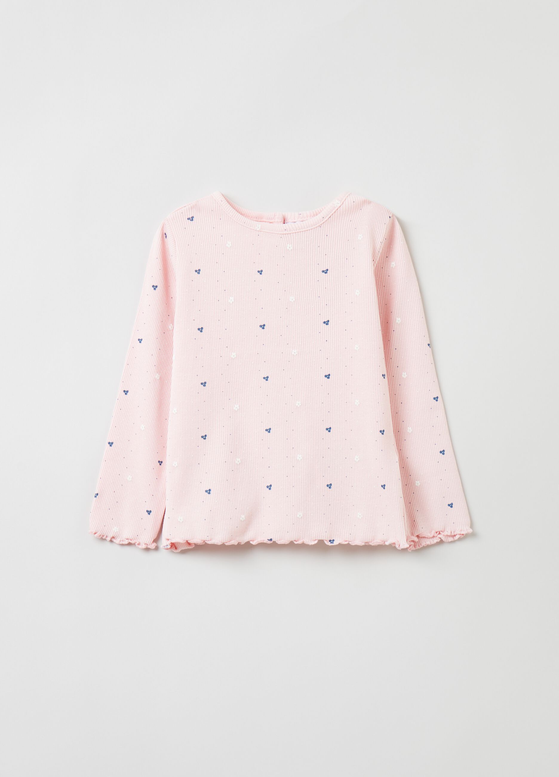 T-shirt a maniche lunghe con stampa_2