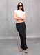 Ribbed Long Skirt Black_4