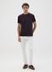 Brown pure cotton regular fit T-shirt_1