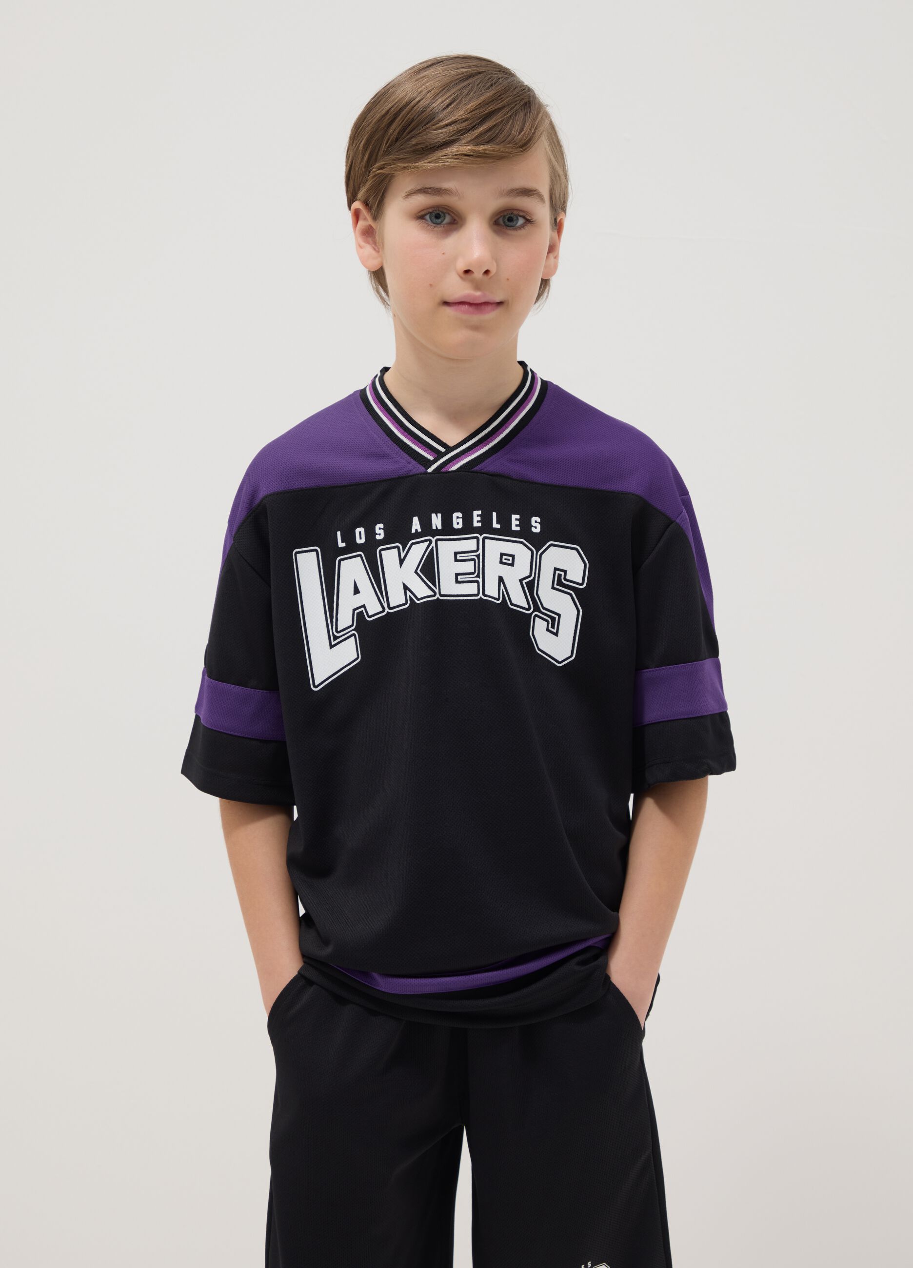 Oversized Multicolour Kids' T-shirt Los Angeles Lakers