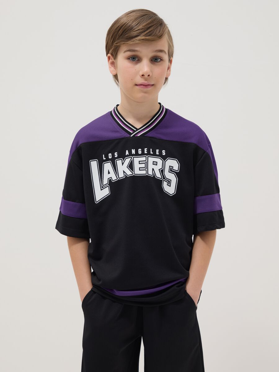 Oversized Multicolour Kids' T-shirt Los Angeles Lakers_0