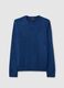 Blue Crew Neck Jumper Regular Fit_4