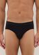 Multipack of black stretch cotton briefs with a snug fit_1