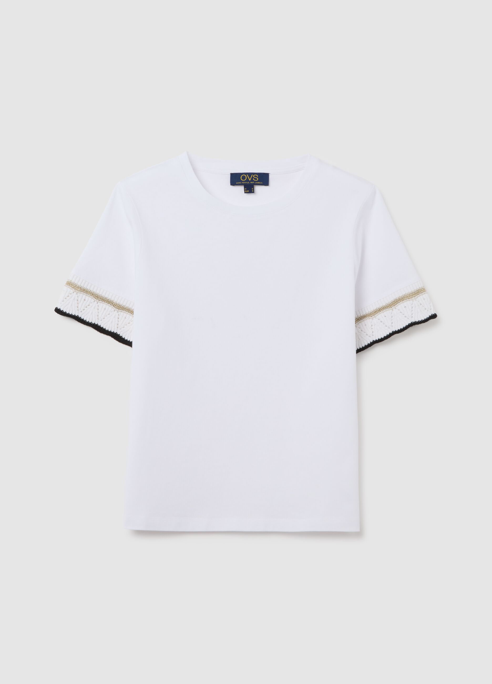 Women's pure cotton white t-shirt regular fit