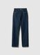 Pure Cotton Blue Straight Fit Jeans_4