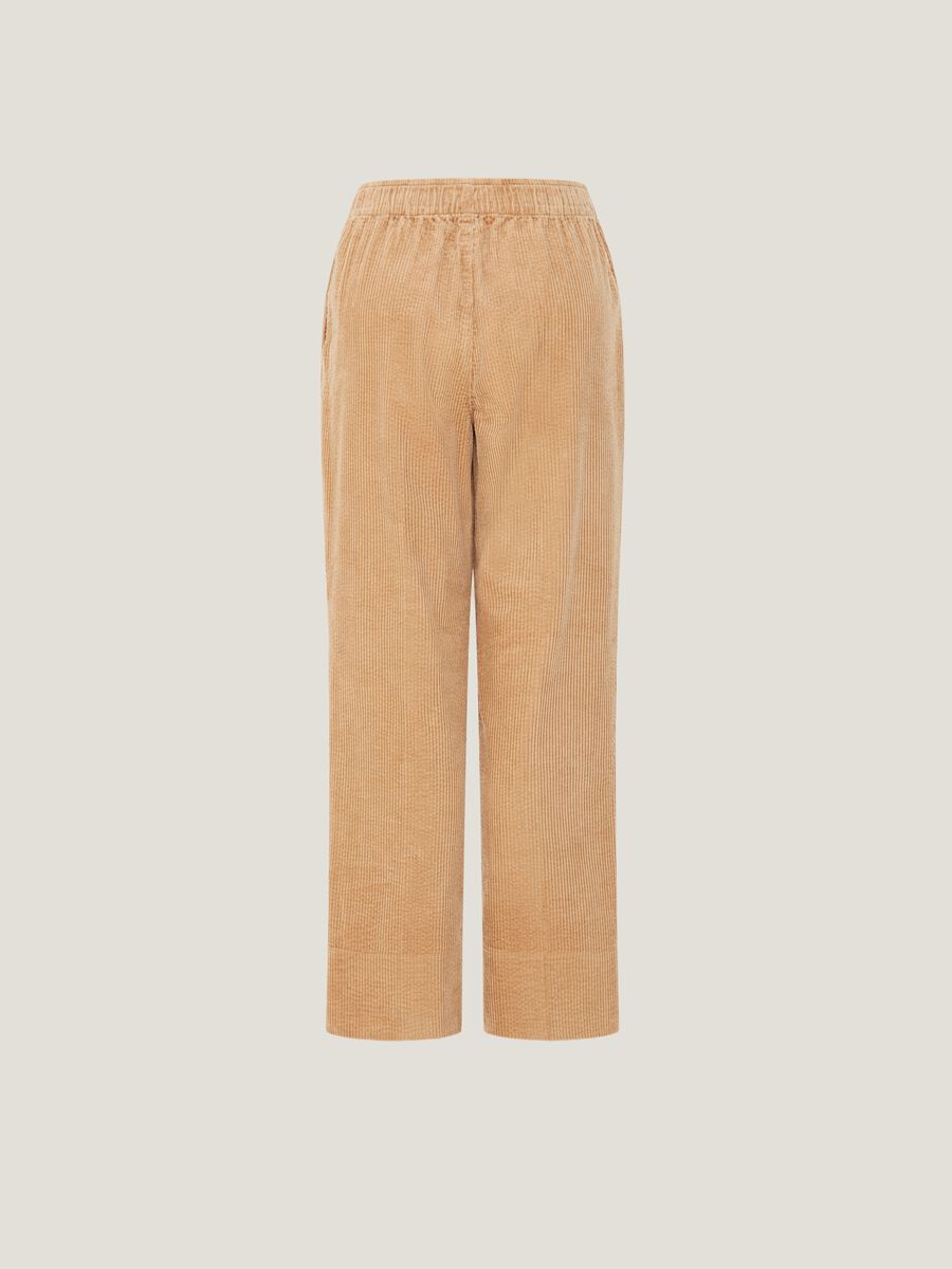 Joggers straight fit in corduroy_4