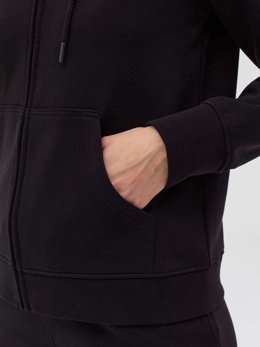 Essential full-zip sweatshirt with hood_2