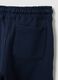 Blue newborn cotton trousers with regular fit_2