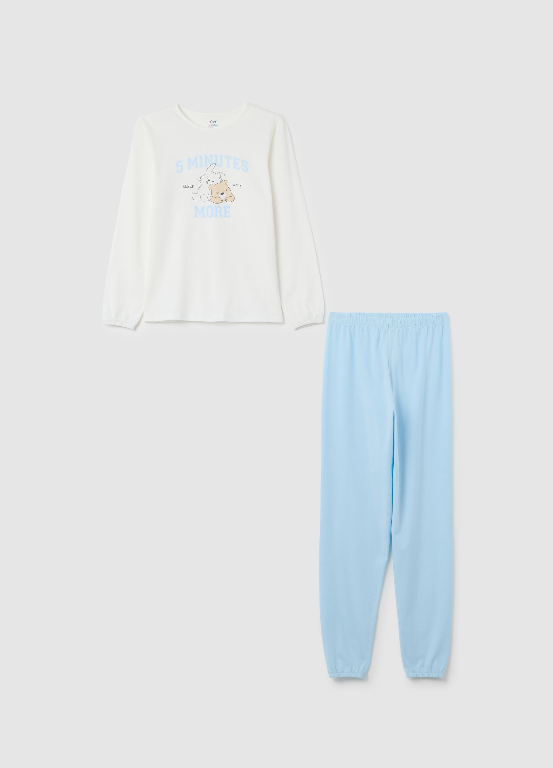 Multicolour pure cotton girl’s pyjamas