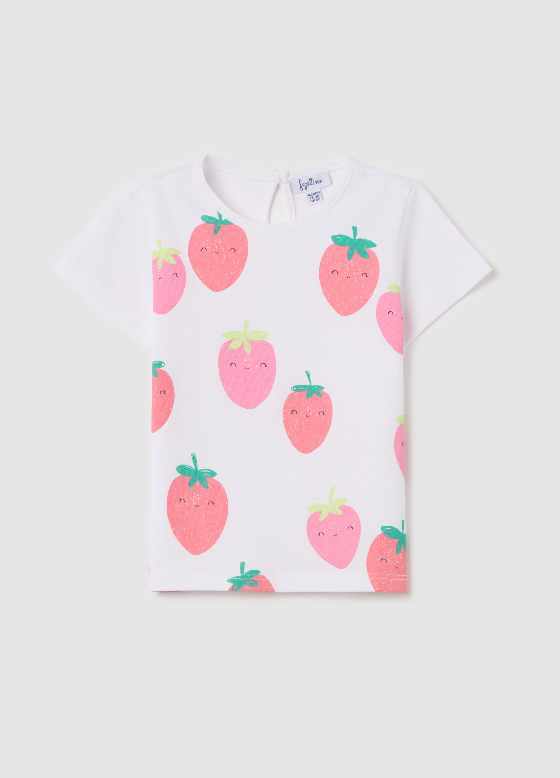 Cotton T-shirt with print