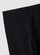 Black skinny leggings in stretch organic cotton blend for girls_2