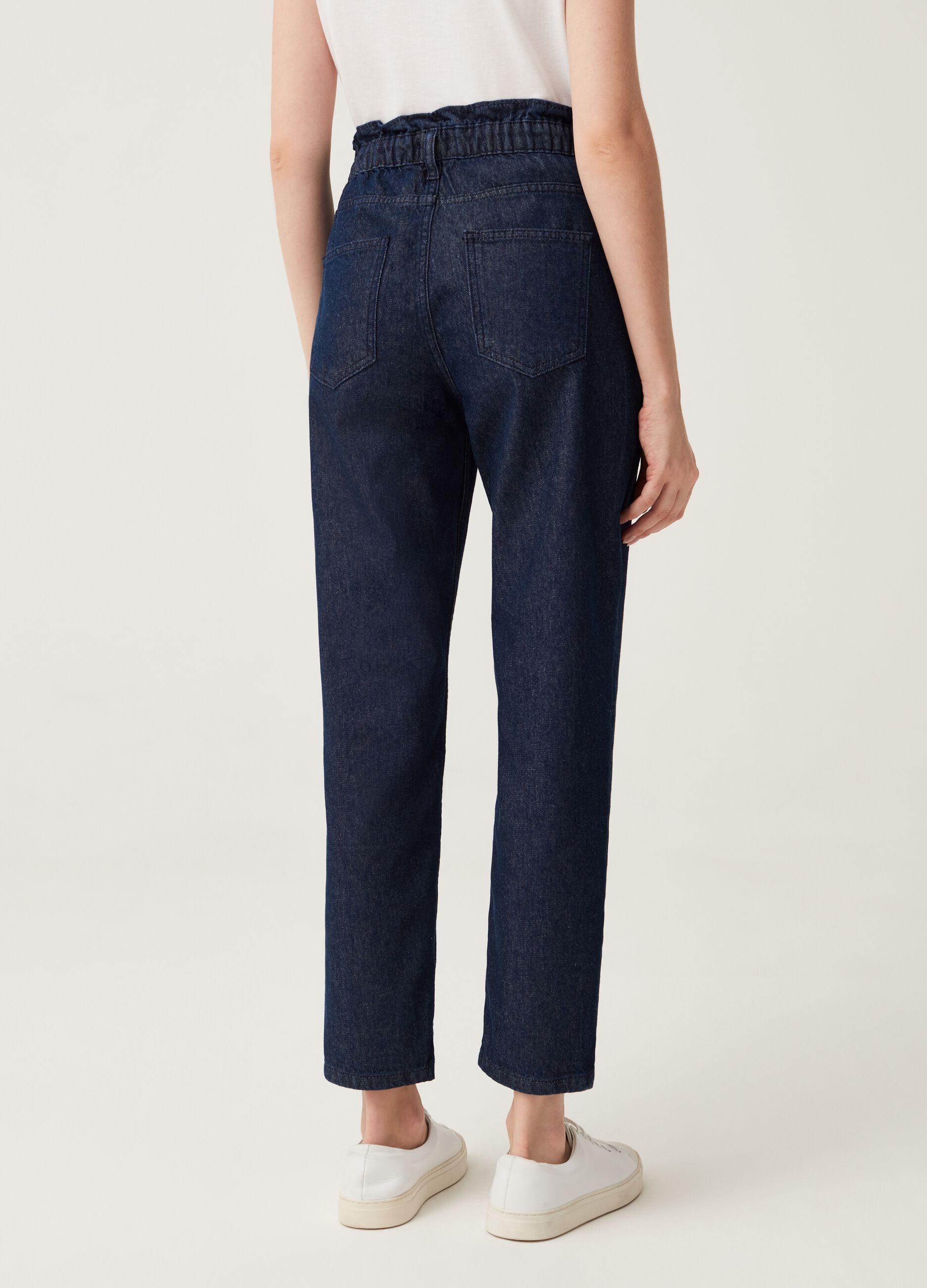 Jeans slouchy in cotone_2