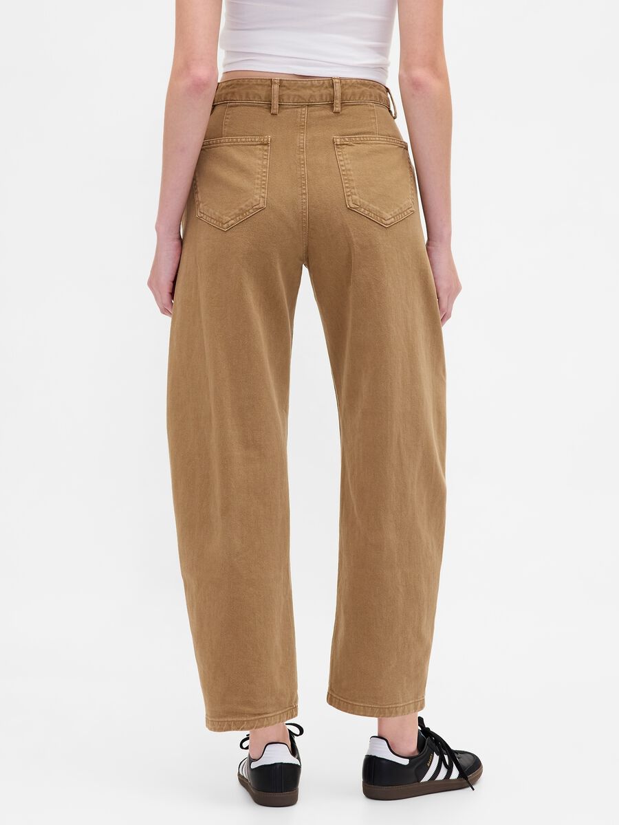 Pantaloni marroni in cotone_2
