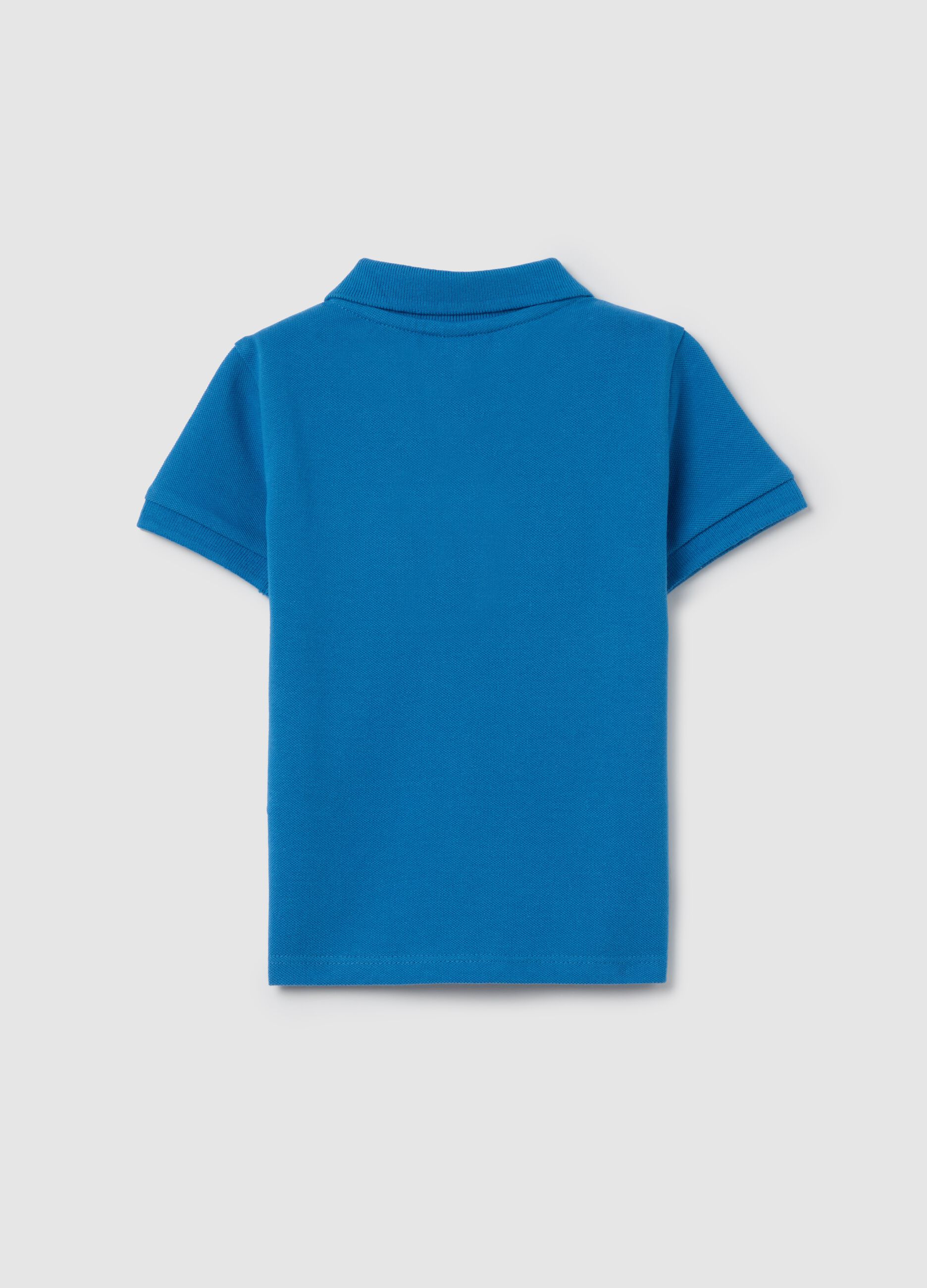 Short-sleeved polo shirt in piquet