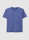 Pure cotton blue T-shirt regular fit_4