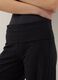 Wide-leg black stretch cotton jogger trousers_3