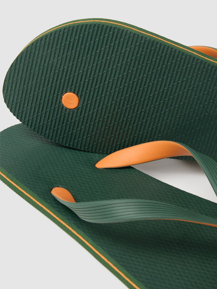 Men's Multicolour Flip Flops with Coloured Soles and Straps_2