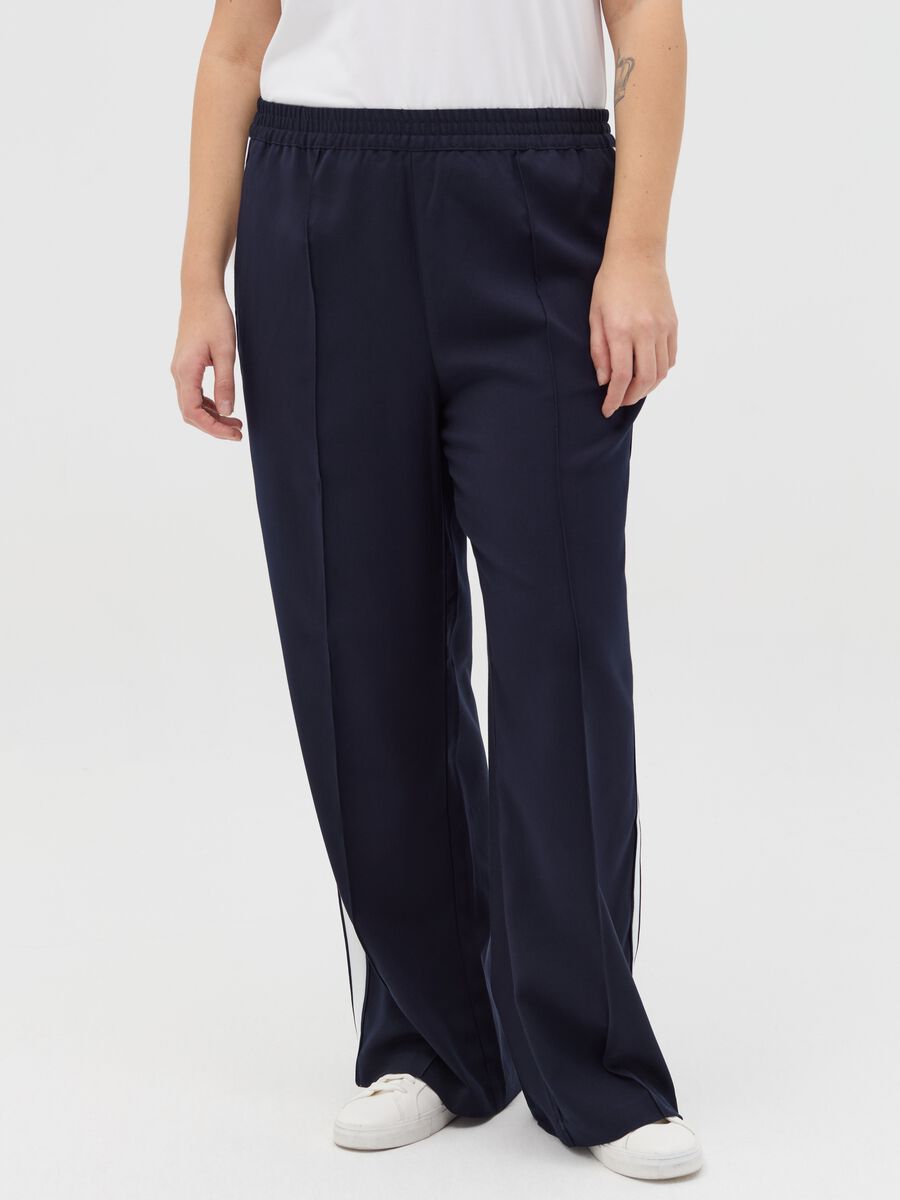 Joggers with side bands_1