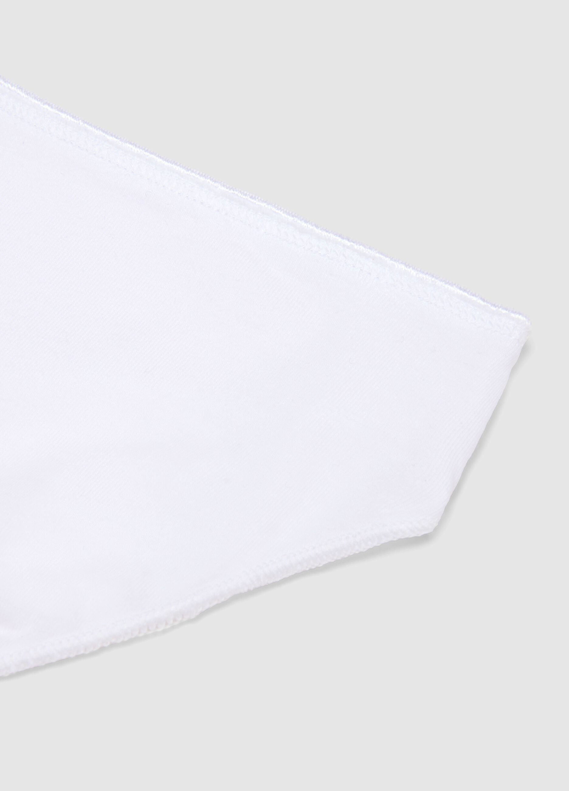 White Stretch Cotton Briefs Regular Fit for Girls