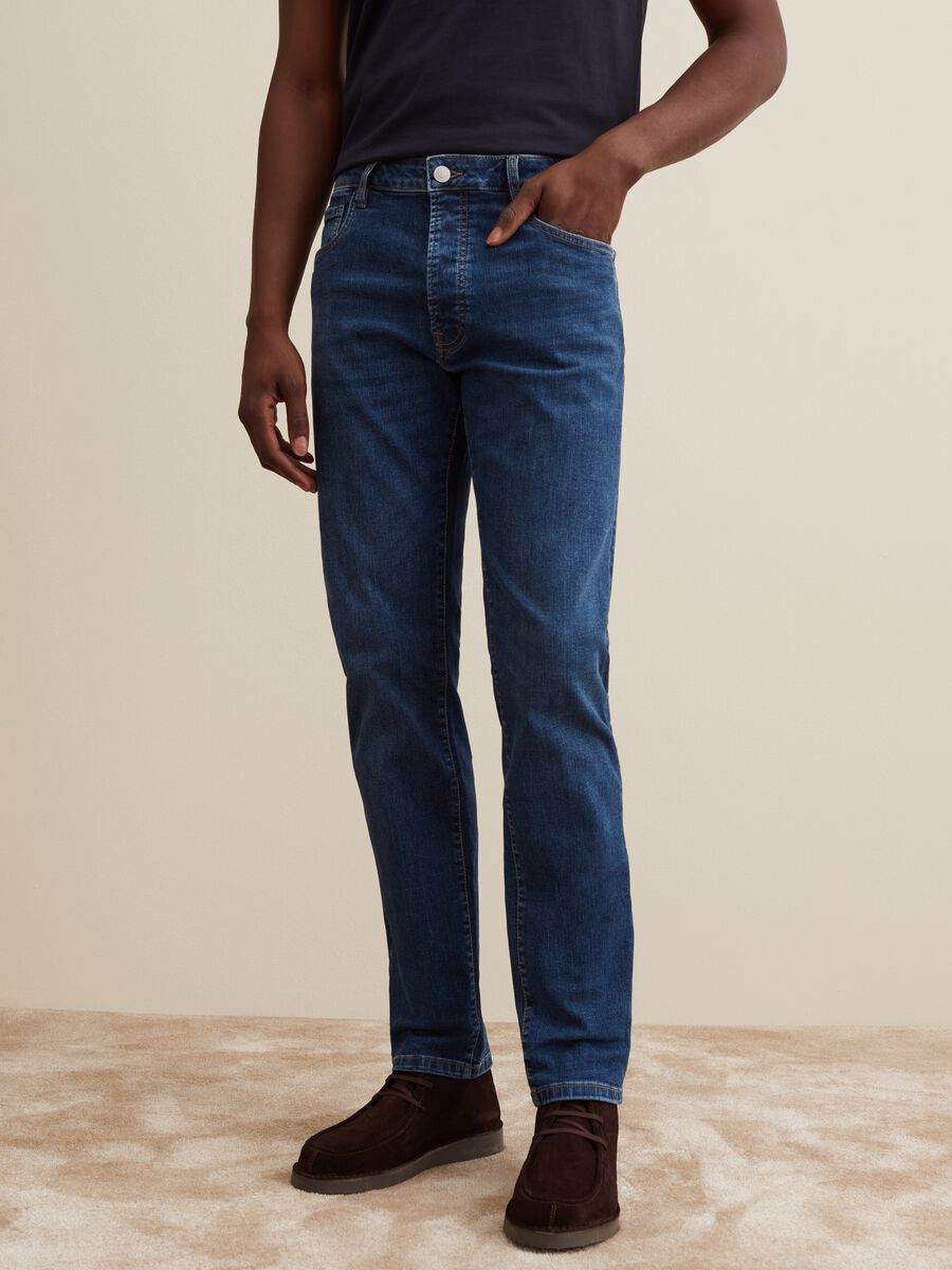 Jeans slim fit cinque tasche_1