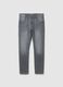 Grey Slim Fit Cotton Denim Jeans_4